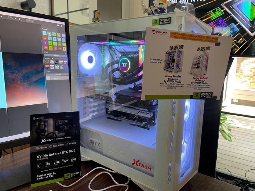 Xenom Muncul Lagi, Bawa PC AI-Ready Bersertifikasi Nvidia Studio